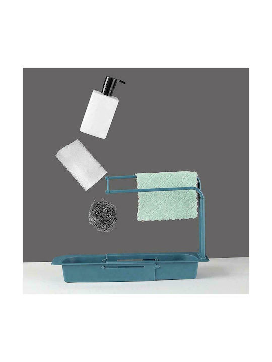 GlobalExpress Plastic Blue Kitchen Sink Organizer