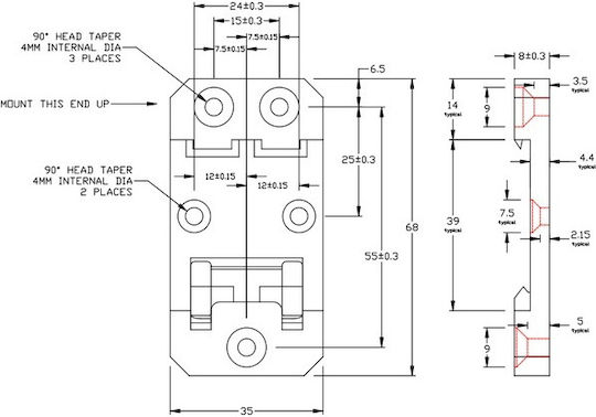 Fuses Stand Electrical Panel EZ-SPDRC2