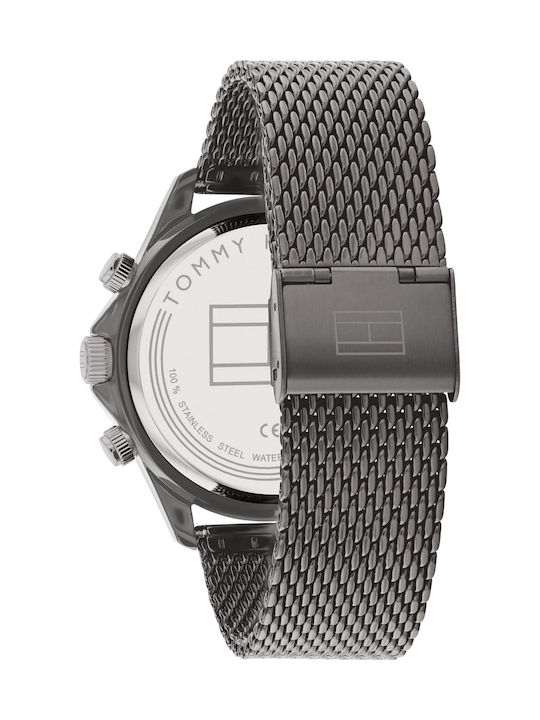 Miles Men’s Watch 44mm Battery-Powered Chronograph with Grey Metal Bracelet