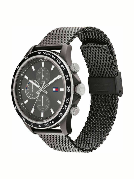 Miles Men’s Watch 44mm Battery-Powered Chronograph with Grey Metal Bracelet