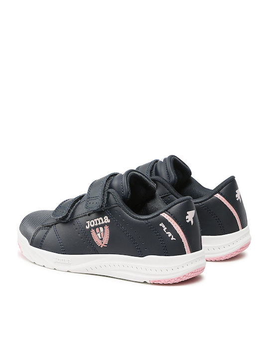 Play Kids Sneakers with Scratch Navy Blue