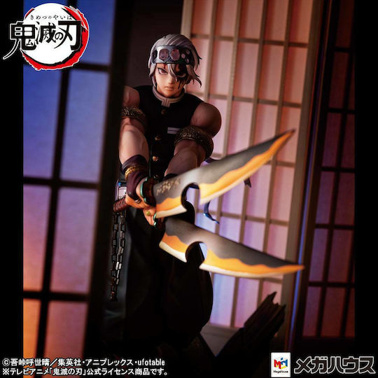 Megahouse Demon Slayer Tengen Uzui Figure Height 23cm in Scale 1:8