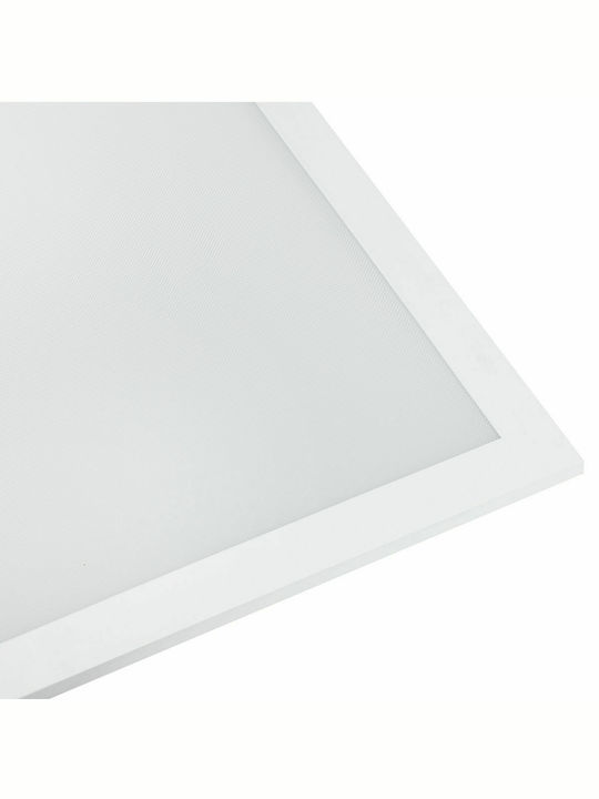 Elvhx Τετράγωνο Χωνευτό LED Panel 40W με Ψυχρό Λευκό Φως 6500K 59.5x59.5εκ.