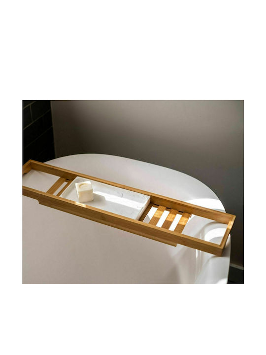 Andrea House Bathtub Shelf Bamboo 70x15x5cm Brown