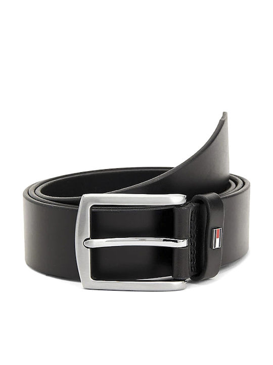 Denton Men's Belt from Artificial Leather Black
