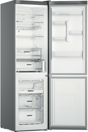 Whirlpool Ψυγειοκαταψύκτης 367lt Total NoFrost Υ202.7xΠ59.6xΒ67.8εκ. Inox W7X 92O OX