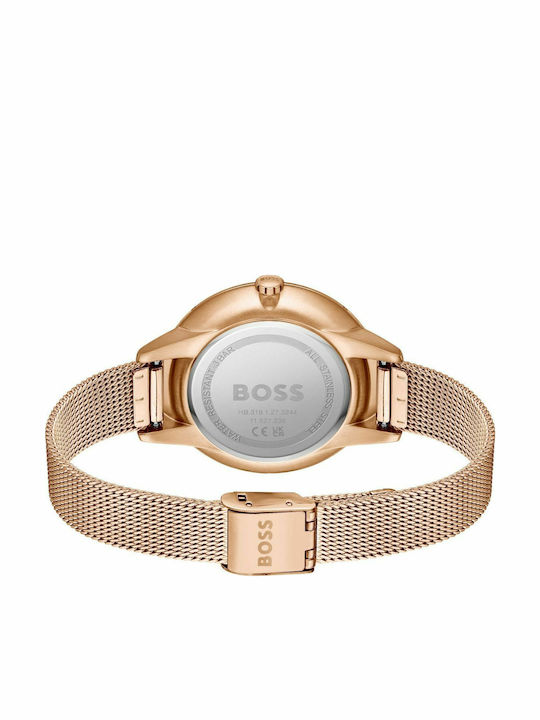 Boss Red Prime Ρολόι Μπαταρίας με Μεταλλικό Μπρασελέ Boss Red Prime Ρολόι Μπαταρίας με Μεταλλικό Μπρασελέ