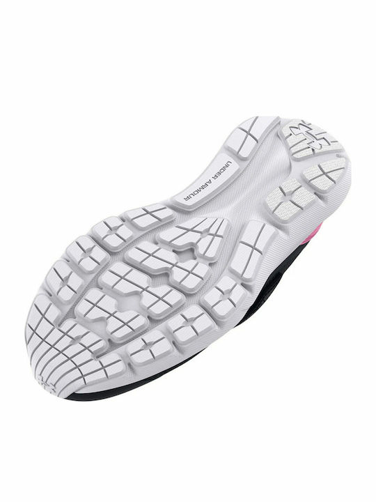GPS Surge Kids Sports Shoes Running with Hoop & Loop Closure Black