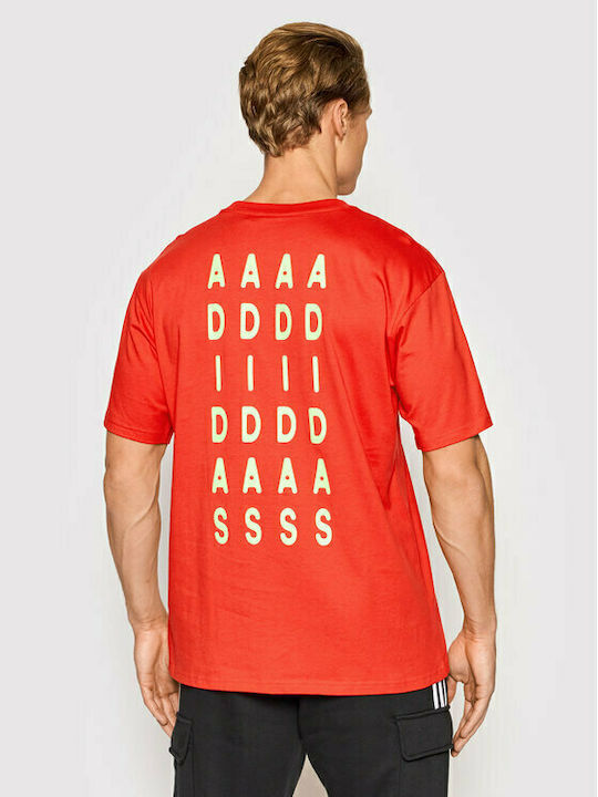 Adidas Trefoil Forever Ανδρικό T-shirt Κόκκινο με Λογότυπο