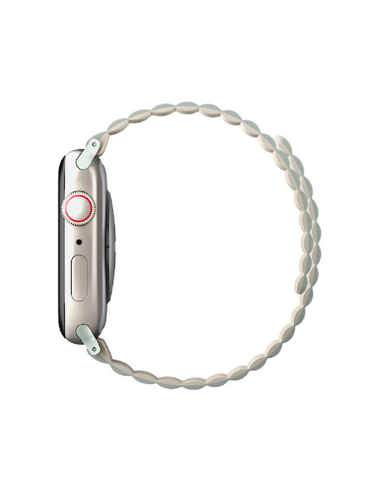 Uniq Revix Strap Silicone Sage / Beige (Apple Watch 44/45/46mm/Ultra 49mm) UNIQ-45MM-REVSAGBEG