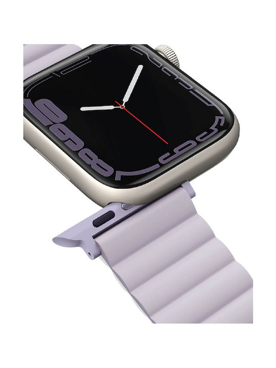 Uniq Revix Λουράκι Σιλικόνης Lilac / White (Apple Watch 42/44/45mm)