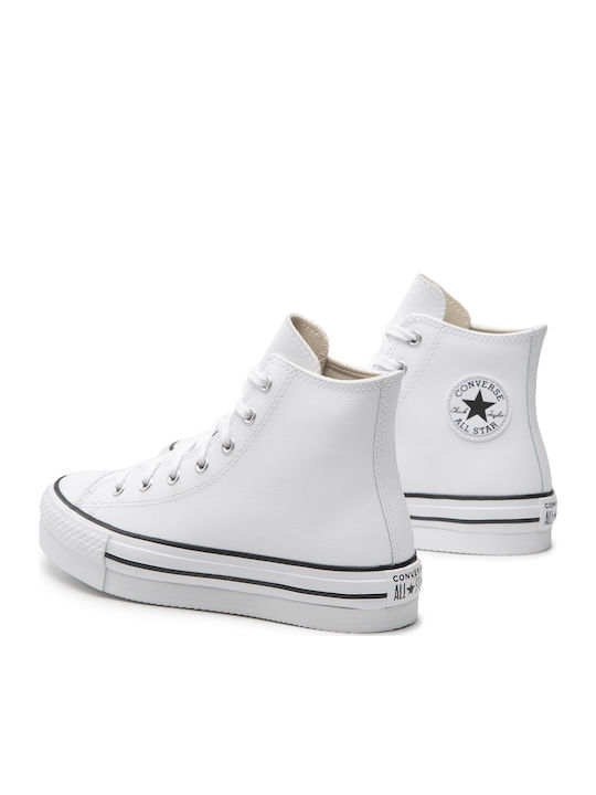 Chuck Taylor All Star Παιδικά Sneakers High Λευκά