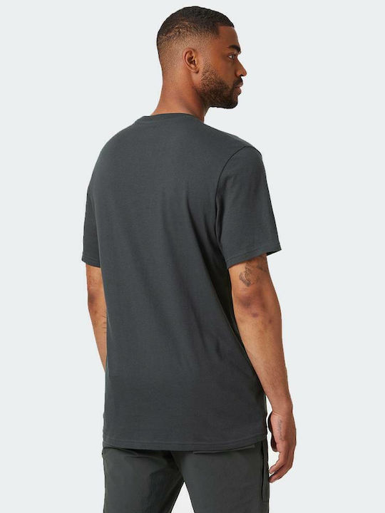 Helly Hansen Nord T-shirt Bărbătesc cu Mânecă Scurtă Negru