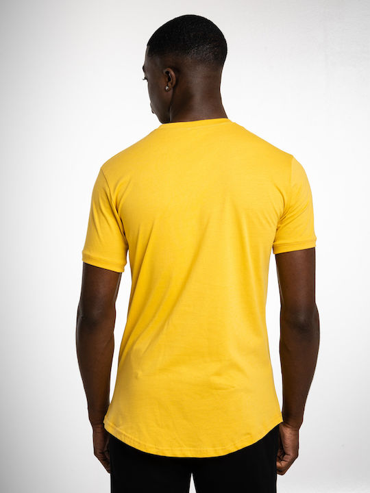 Magic Bee Men's Short Sleeve T-shirt Yellow