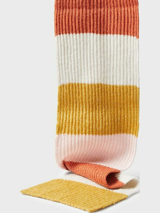 Kids Beanie Set with Scarf Knitted Yellow