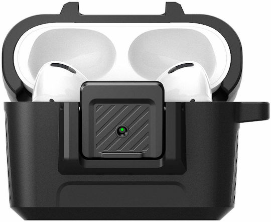 Spigen Plastic / Silicone Case with Keychain Black for Apple AirPods Pro