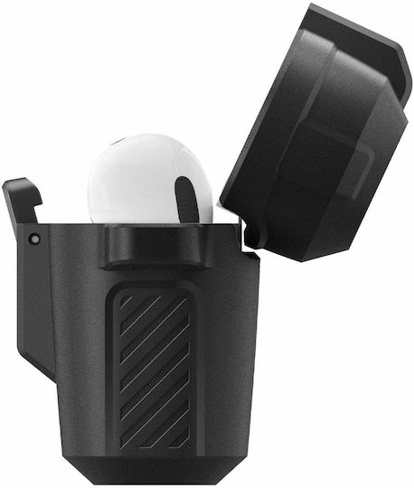 Spigen Plastic / Silicone Case with Keychain Black for Apple AirPods Pro