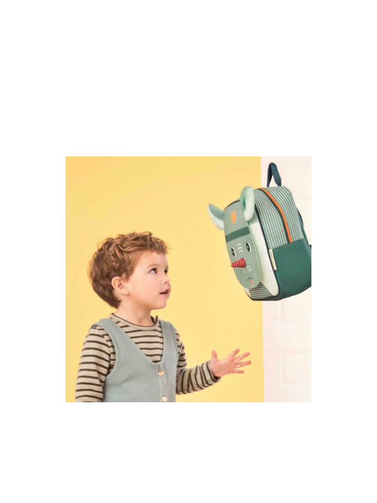 Lilliputiens Joe School Bag Backpack Kindergarten in Green color