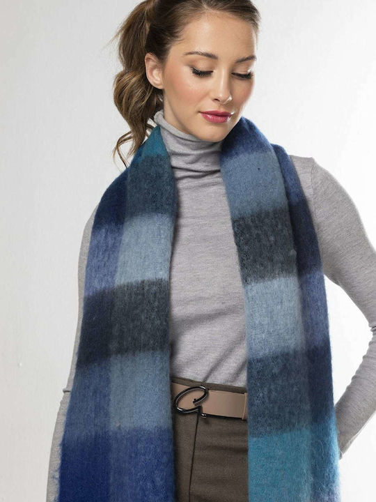 Axel Women's Wool Scarf Blue