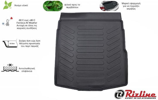 Wöller Trunk Mat Tray Type for Volkswagen Passat 2015 Black