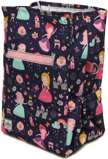 The Lunch Bags Kids Σχολικό Ισοθερμικό Τσαντάκι Φαγητού Χειρός 5lt Princess 21x16x24εκ.