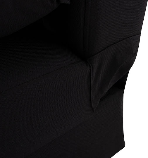 Andri Three-Seater Couch Bed with Storage Space Black 180x72x77 cm