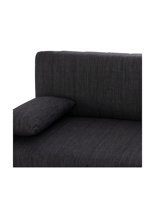 Andri Dreisitzer Sofa Sofa mit Stauraum Dark grey 180x72x77cm