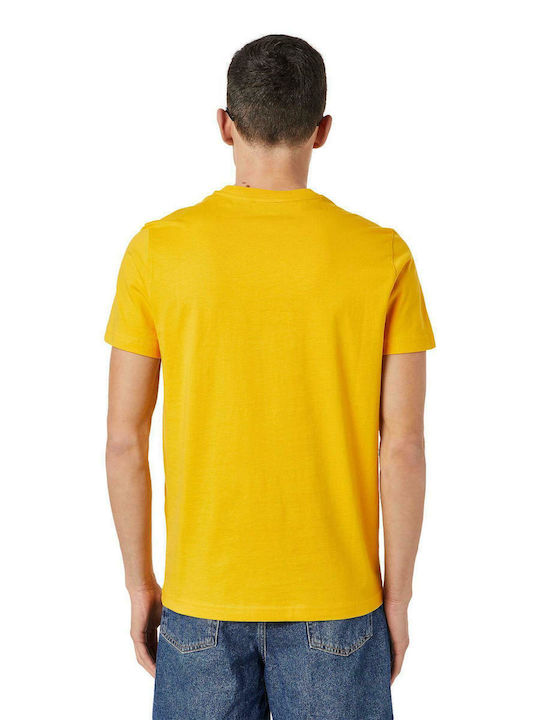 Diesel Men's Short Sleeve T-shirt Yellow