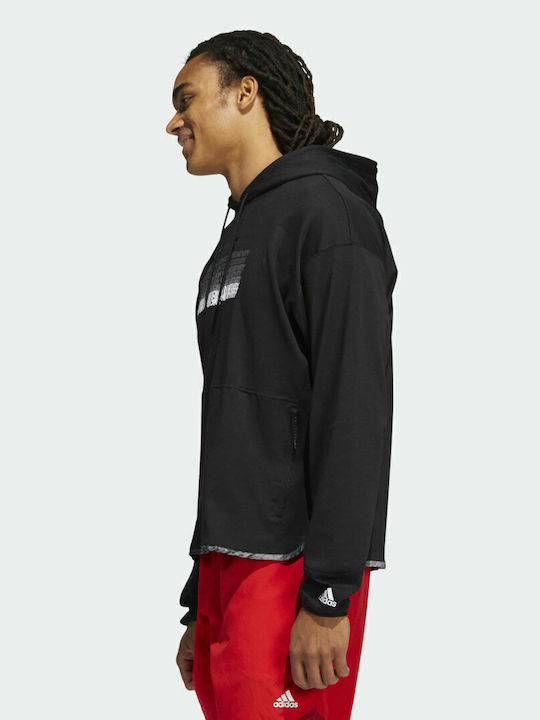 Donovan Mitchell Inno Sweatshirt mit Kapuze Schwarz