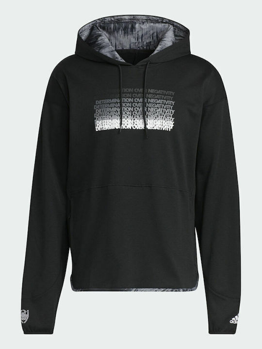 Donovan Mitchell Inno Sweatshirt mit Kapuze Schwarz