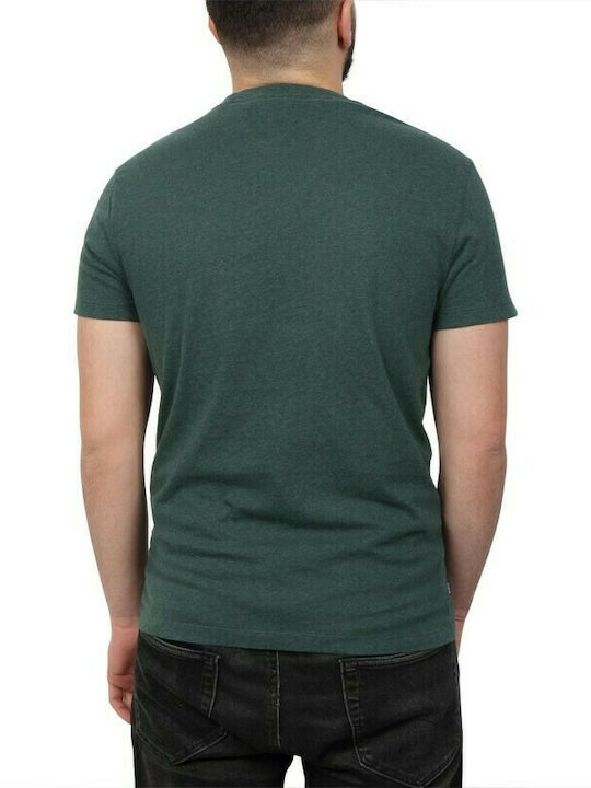 Superdry Vintage T-shirt Bărbătesc cu Mânecă Scurtă Green Marl