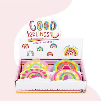 Trendhaus Feelings Rainbow Notes Pad 20 Sheets Multicolour