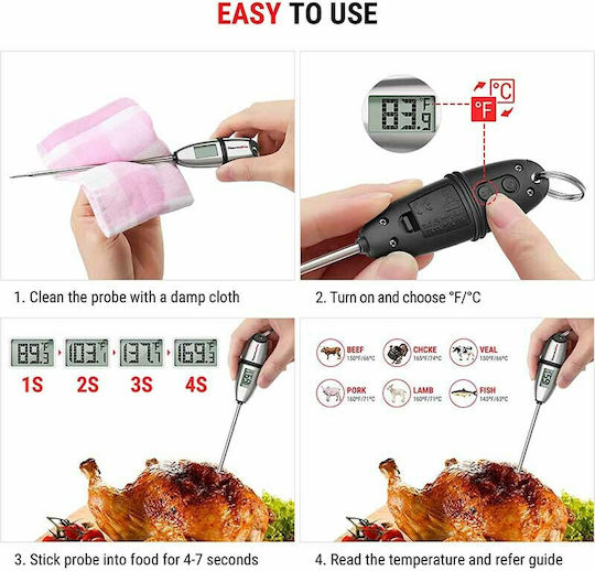 Thermo Pro Ψηφιακό Θερμόμετρο Μαγειρικής με Ακίδα