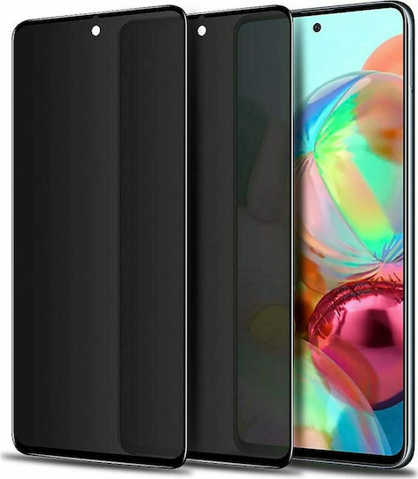 Privacy Tempered Glass Μαύρο (Poco M4 Pro 5G)