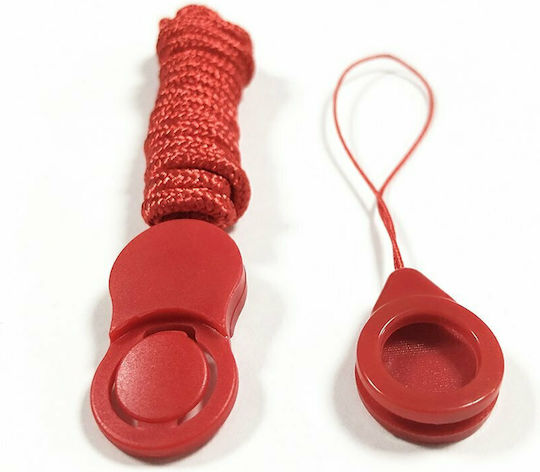 Hurtel Long Lanyard with a Clip Λουράκι Λαιμού για Κινητά Κίτρινο