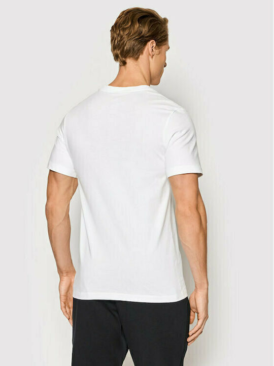 Nike Sportswear Icon Block Ανδρικό T-shirt Λευκό με Λογότυπο