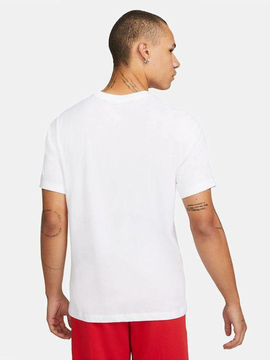 Nike Men's Athletic T-shirt Short Sleeve Dri-Fit White