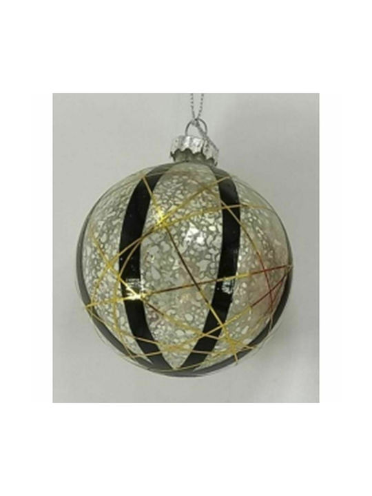 Iliadis Christmas Glass Ball Ornament Gold 10x10cm 4pcs