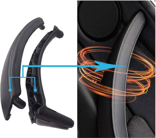 Carner Door Handles Indoor with installation Rear Left BMW X5 0026962