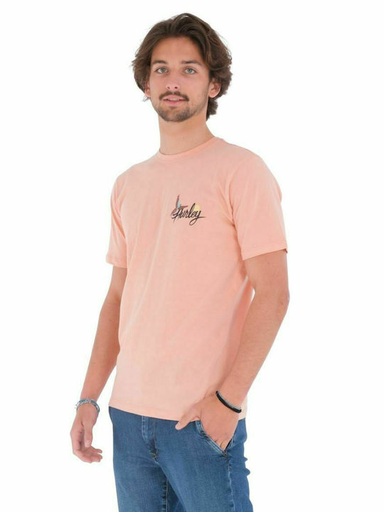 Hurley Parrot Bay T-shirt Bărbătesc cu Mânecă Scurtă Portocaliu