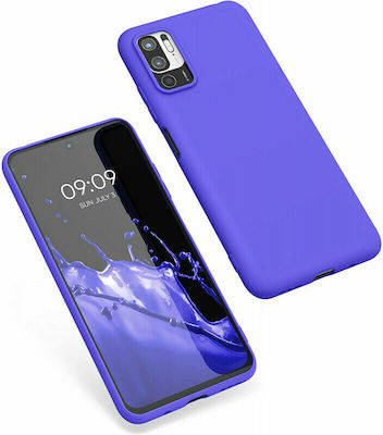 KWmobile Silicone Back Cover Blue Violet (Redmi Note 10 5G / Poco M3 Pro)