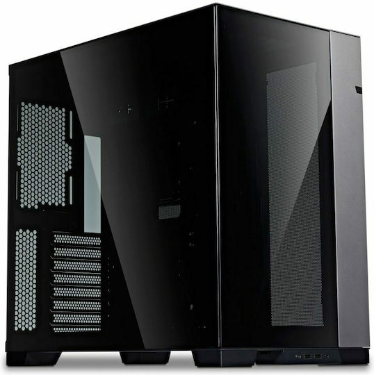 Lian Li O11 Dynamic EVO Gaming Midi Tower Computer Case with Side Window Harbor Grey