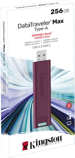 Kingston DataTraveler Max 256GB USB 3.2 Stick Red