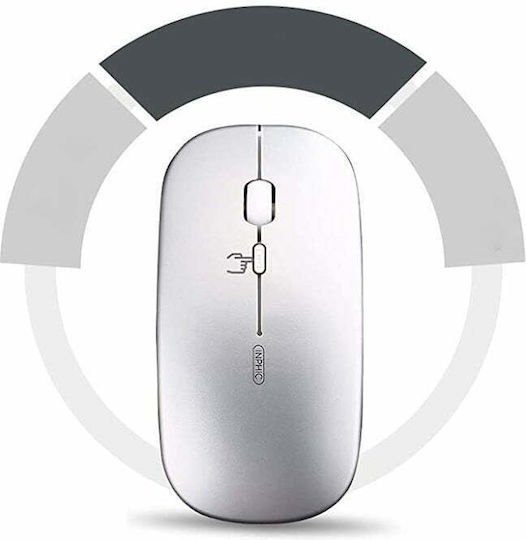 Inphic M2B Wireless Bluetooth Mouse Silver
