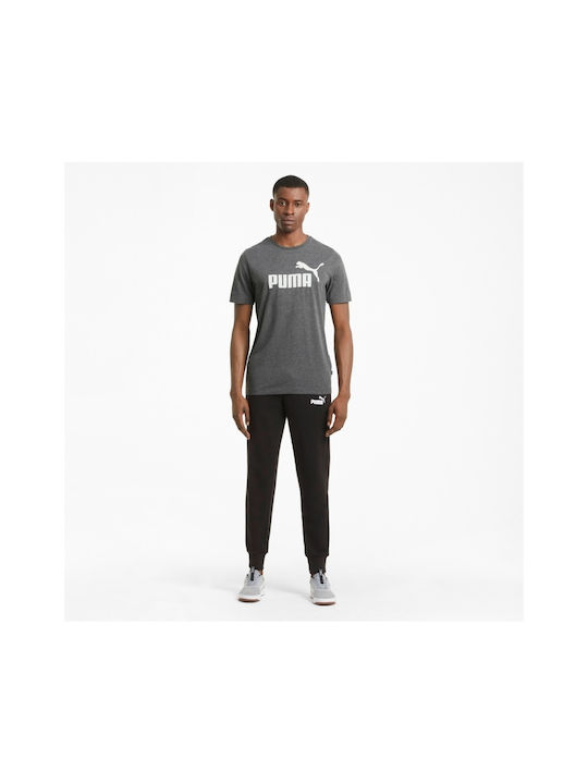 Puma Essentials Men's Athletic T-shirt Short Sleeve Gray