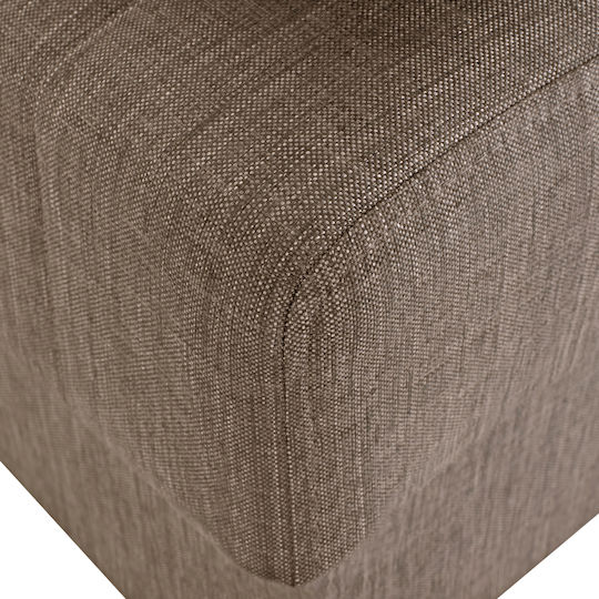 Andri Dreisitzer Sofa mit Stauraum in Braun 180x72x77cm