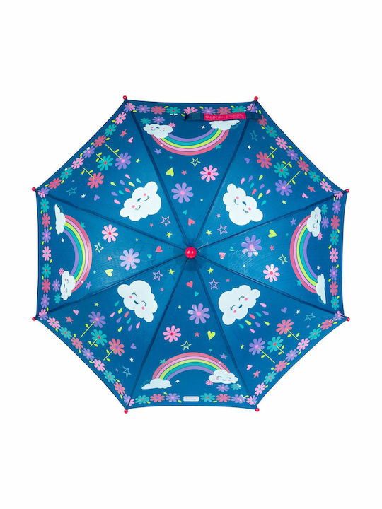 Stephen Joseph Kinderregenschirm Regenbogen Blau 69cm