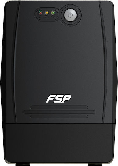 FSP/Fortron FP UPS Line-Interactive 600VA 360W με 2 Schuko Πρίζες