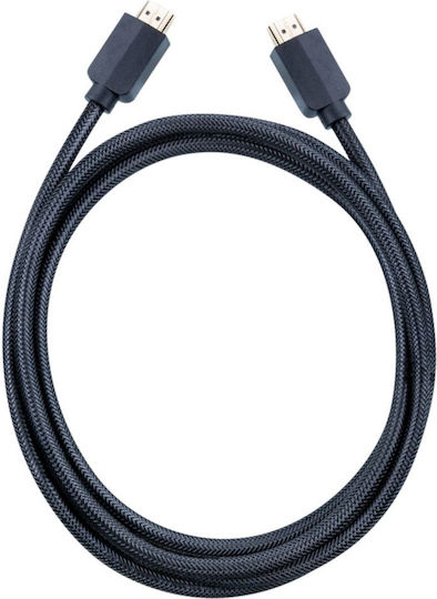 Nacon Cabluri HDMI 2.1 Ultra High Speed 48Gbps 4K 120Hz HDR VRR Braided HDMI De Sex Masculin - HDMI De Sex Masculin 3m Negru
