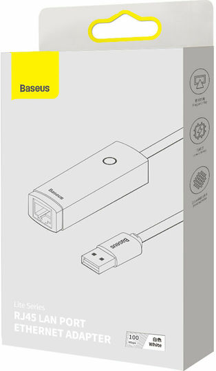 Baseus Lite Series USB Network Adapter with Wired Ethernet Connection